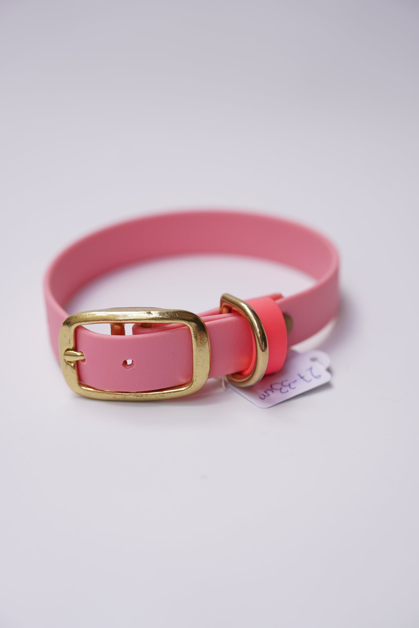 SD collar 20mm width (27-33cm) P.Pink/ Neon Pink