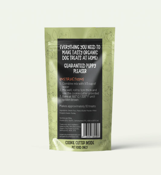 Pumpkin & Peanut Butter Dog Cookie Mix