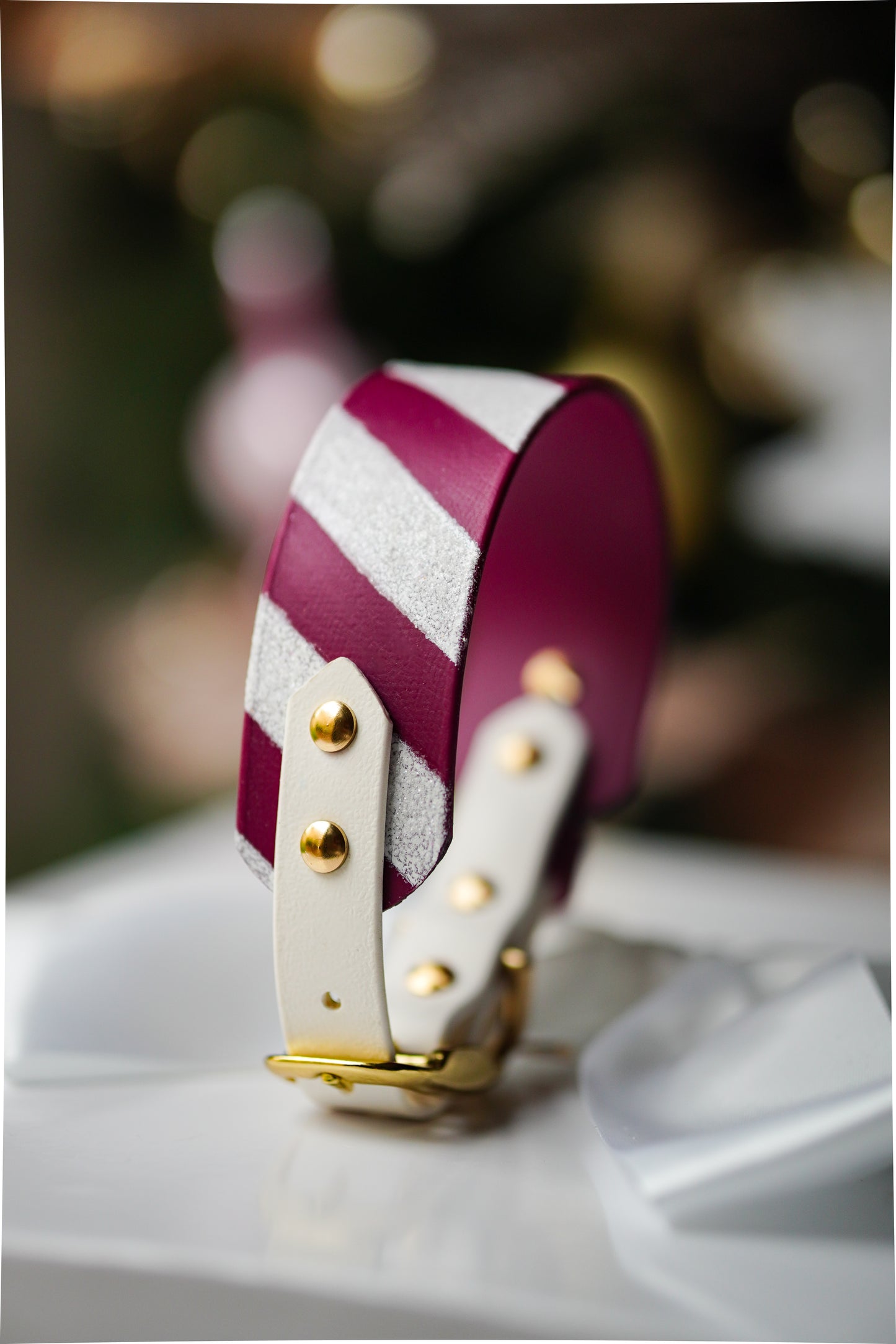 Wine Sugar Cane collar— 30-36cm