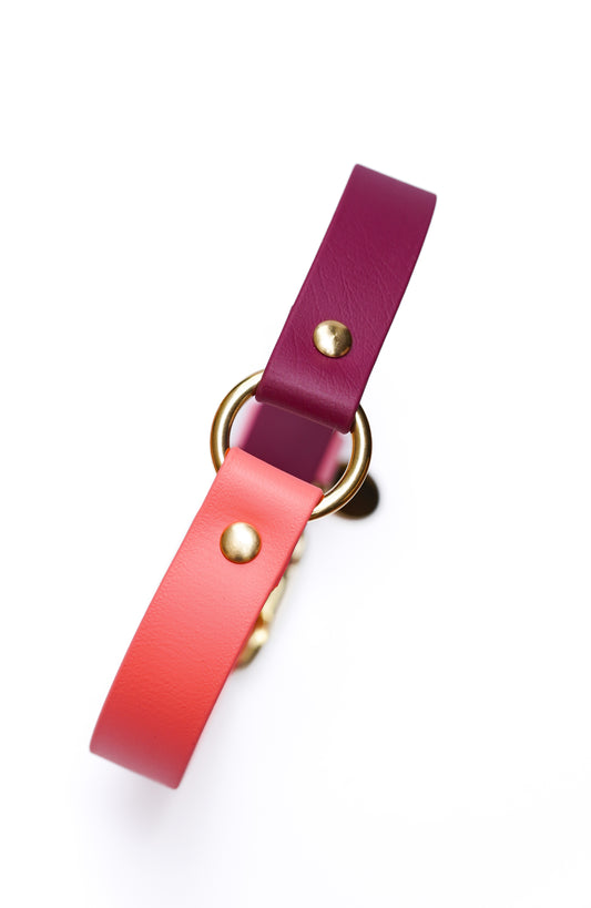 Flat biothane collar/ 43-52cm