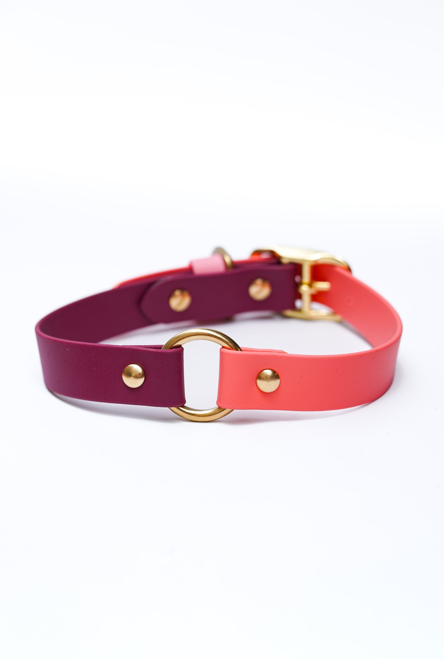 Flat biothane collar/  43-52cm
