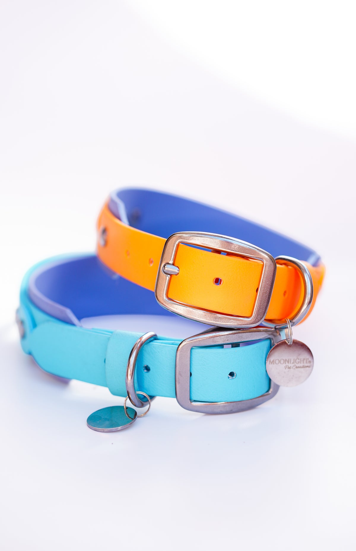 Paris collar with Handle & Name plate // 35-45cm