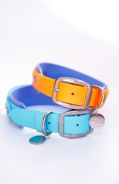 Paris collar with Handle & Name plate // 35-45cm