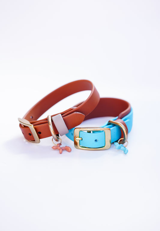 Puppy collar/ 20-25cm/ Caramel