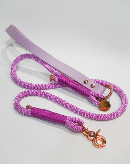 Pink rope leash