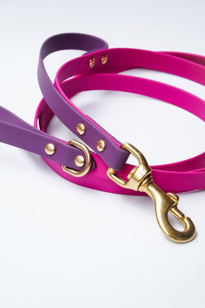 Biothane Leash 180cm - MAGENTA/GRAPE