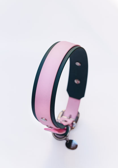 Paris collar green & pink 53-60cm