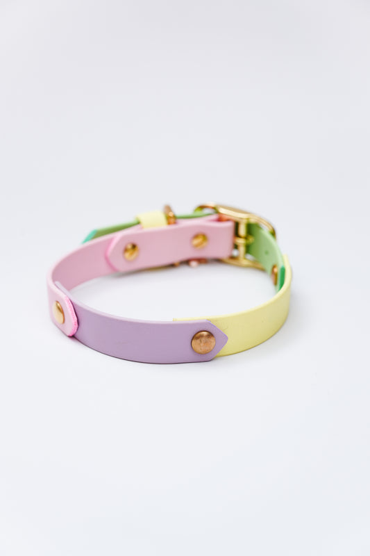Pastel Biothane collar/  30-36cm