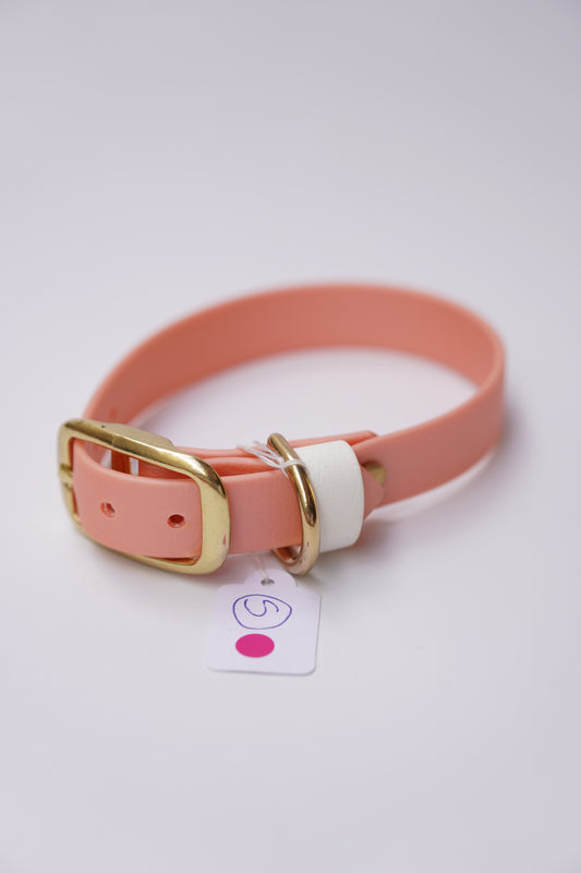 SD collar 20mm width (25-31cm) shimmer pink