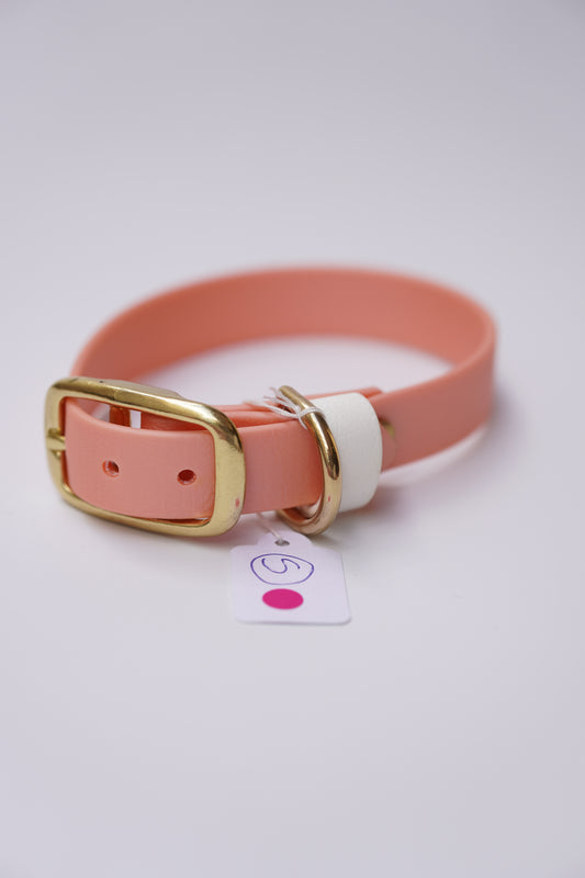 SD collar 20mm width (25-31cm) shimmer pink