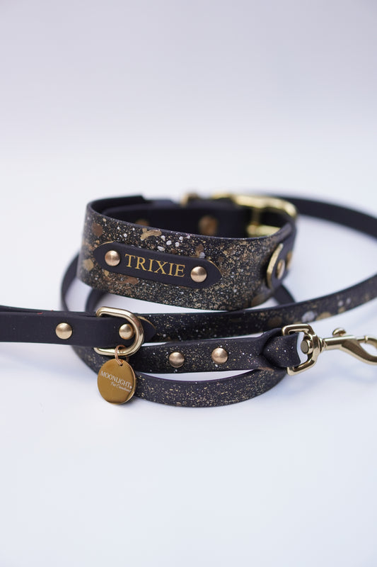Collar and leash set- 30-38mm (Sighthounds)