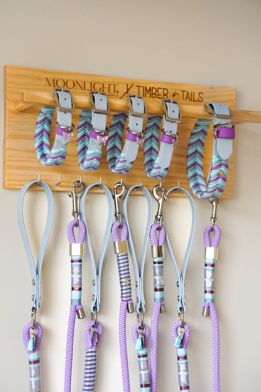 Wall Mounted Collar and leash stand