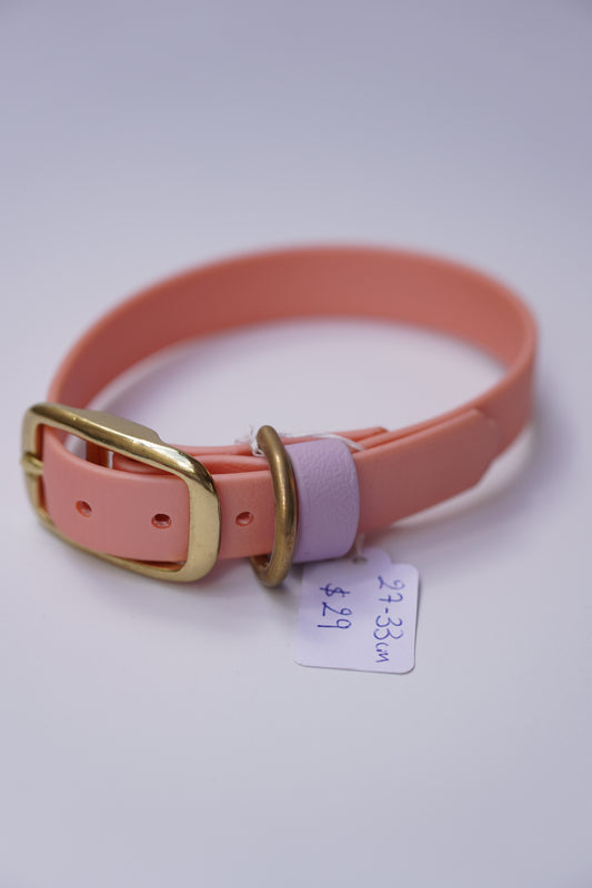 SD collar 20mm width (27-33cm) shimmer pink