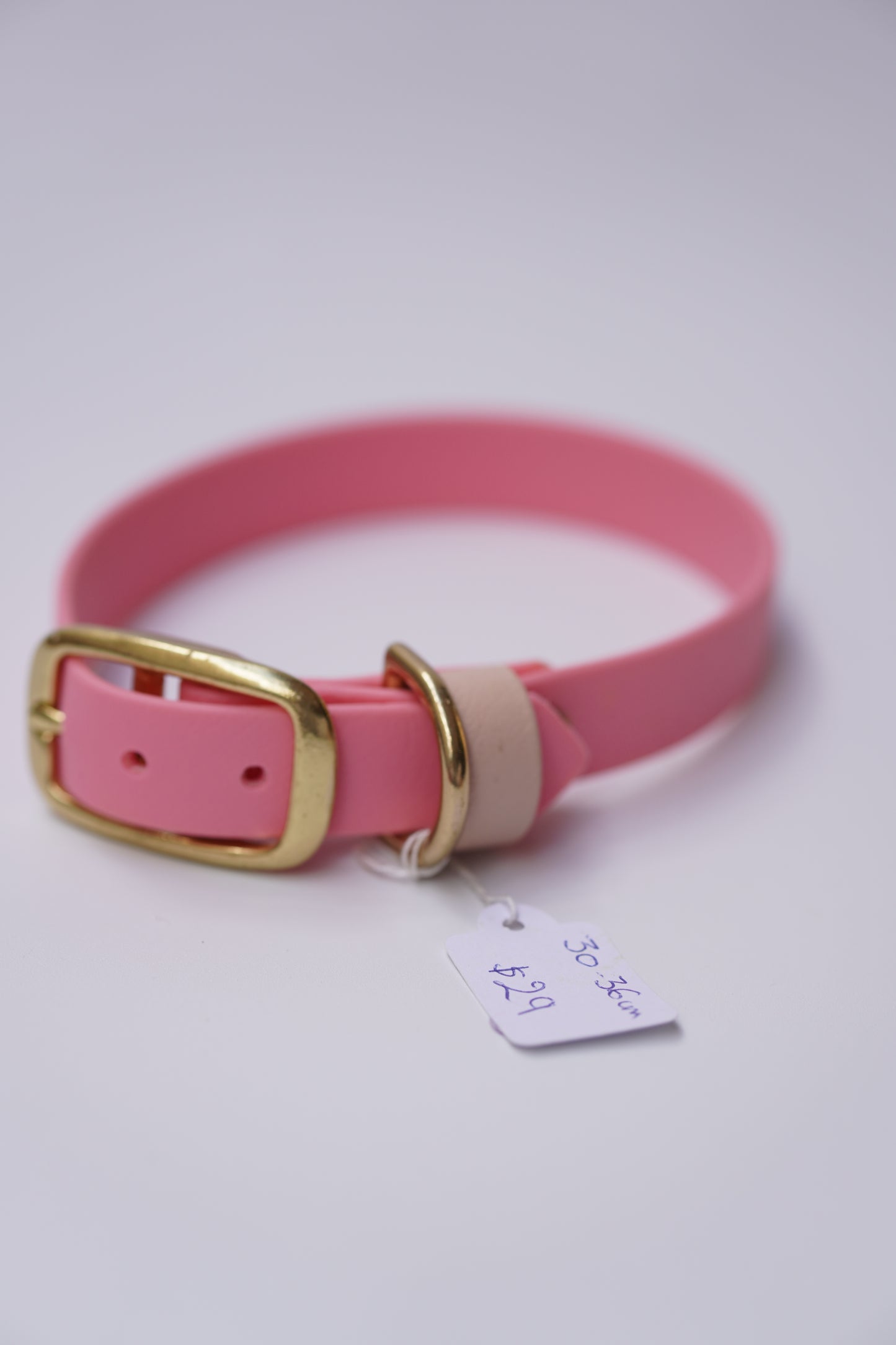 SD collar 20mm width (30-36cm) pastel pink