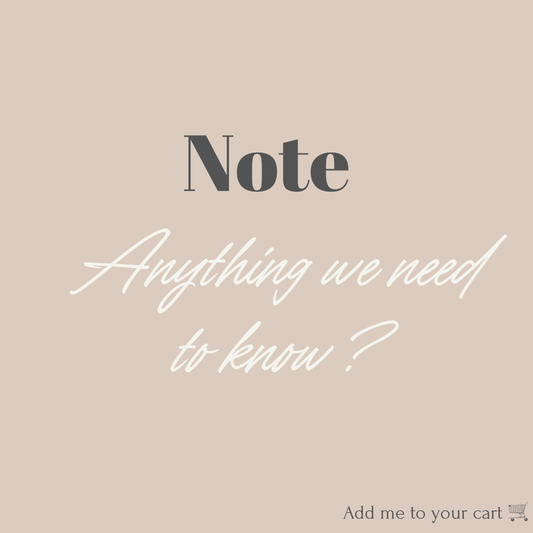 Order Note